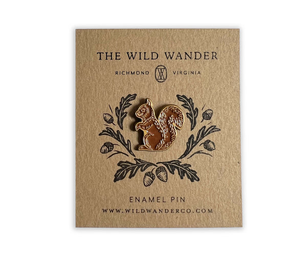 Squirrel Enamel Pin