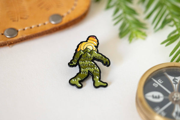 Bigfoot Adventure Enamel Pin