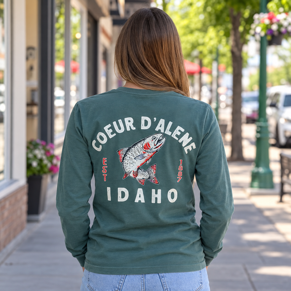 Coeur d'Alene Cutthroat Trout Alpine Long Sleeve Tee
