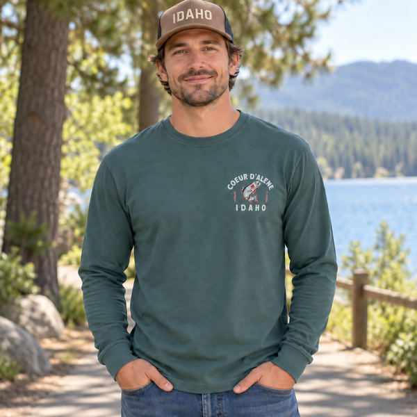Coeur d'Alene Cutthroat Trout Alpine Long Sleeve Tee