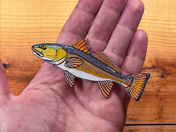 Redfish (Red Drum) Iron-On Patch | Quality Fish Patches