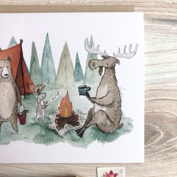 Gathering Friends Card