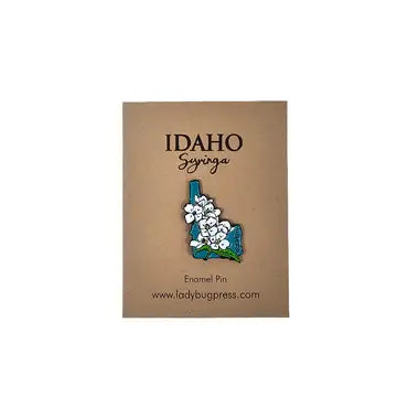 Idaho Syringa Enamel Pin