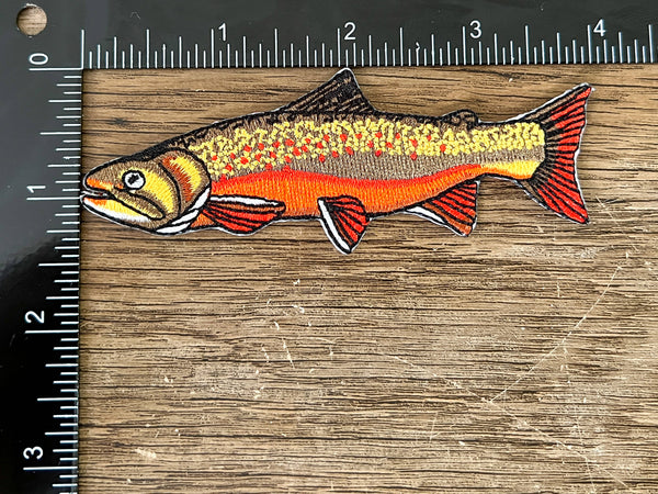Brook Trout Iron-On Patch | Quality Fish Patches