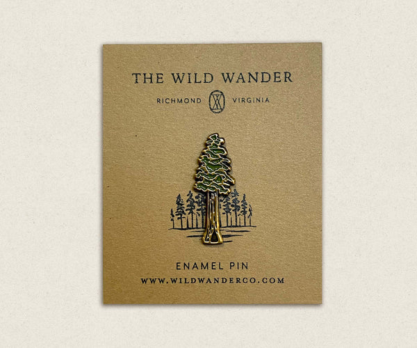Redwood Enamel Pin