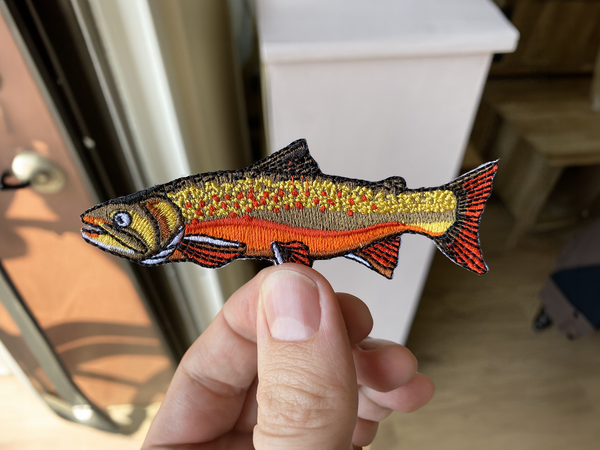 Brook Trout Iron-On Patch | Quality Fish Patches