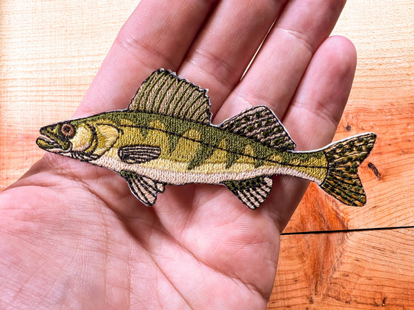 Walleye Iron-On Patch | Quality Fish Patches