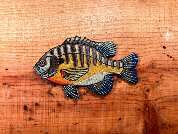 Bluegill Iron-On Patch | Quality Fish Patches