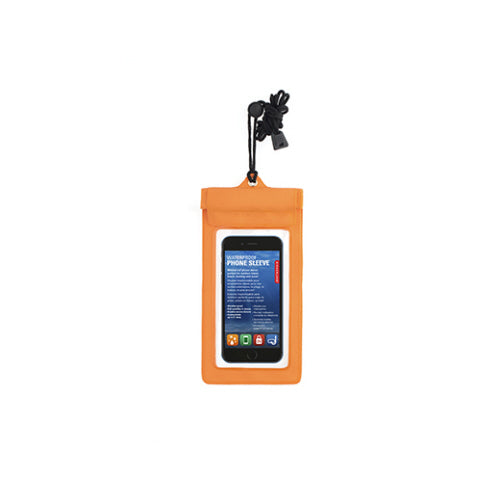 WATERPROOF PHONE SLEEVE ORANGE