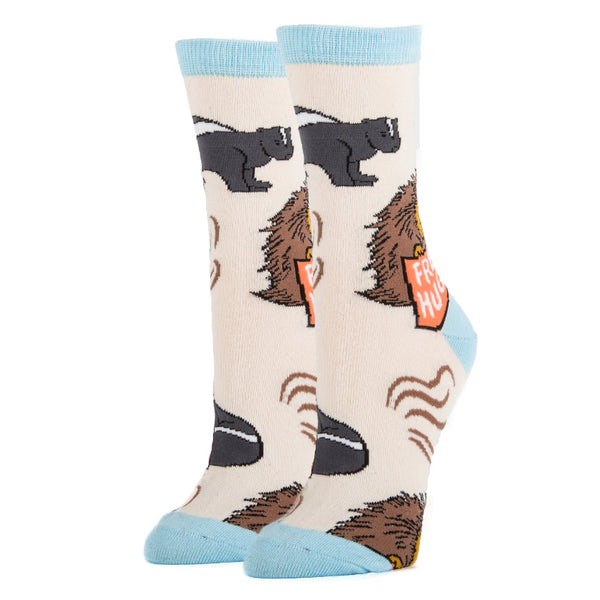 Free Hugs-Womens Crew Socks