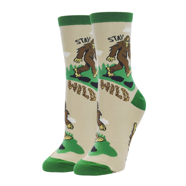 Stay Wild-Womens Crew Socks