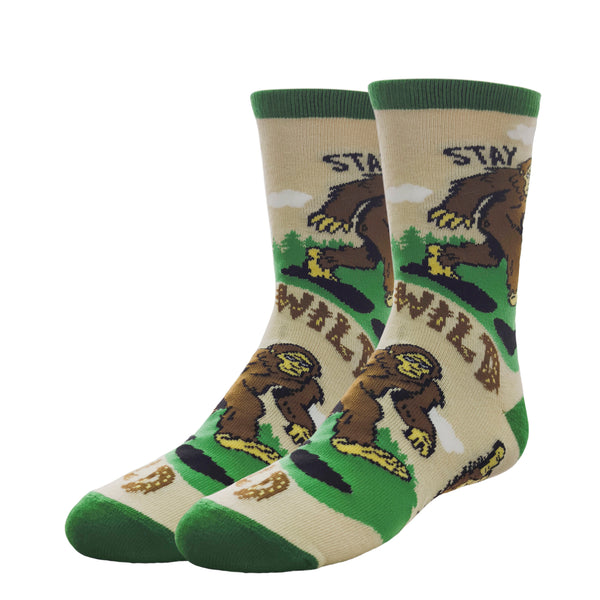 Kids Crew Socks-Stay Wild