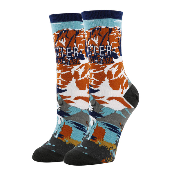 The Glaciers-Womens Crew Socks