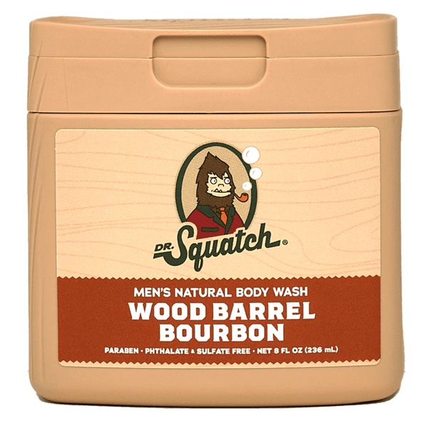 Wood Barrel Bourbon 8oz Body Wash