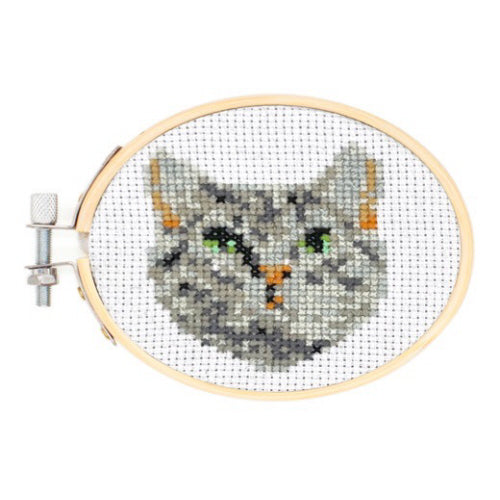 MINI CROSS STITCH KIT - CAT