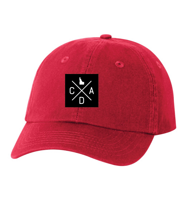 Red Logo Woven Patch Kids Hat