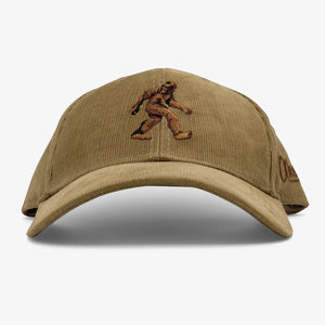 Aksels Bigfoot Corduroy Curved Bill Hat - Khaki