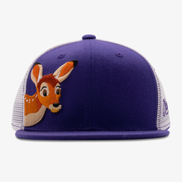 Aksels kids Deer flatbill snapback hat in purple