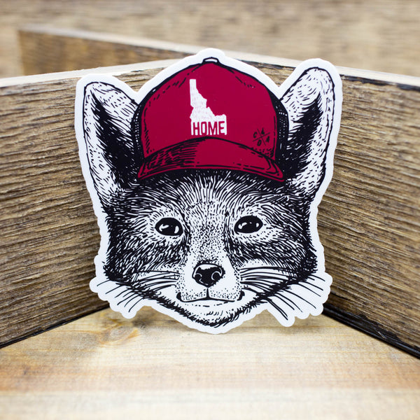 Idaho Home Fox Sticker