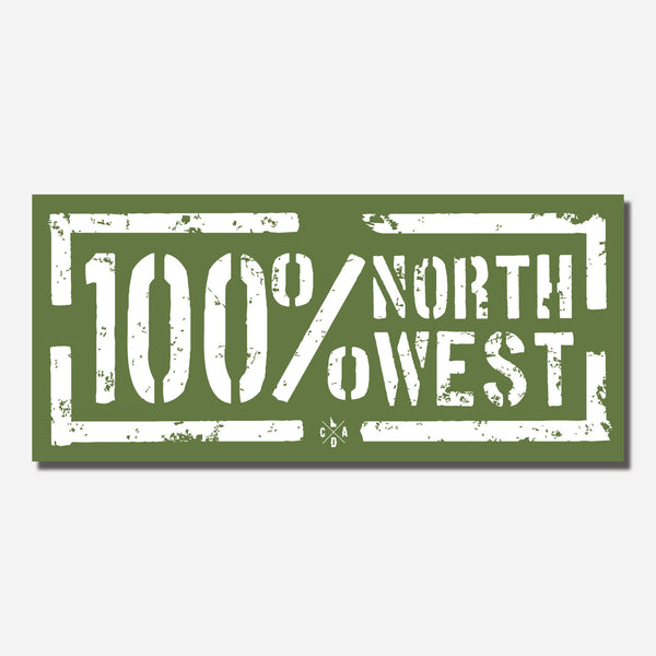 100 Percent North West Sticker
