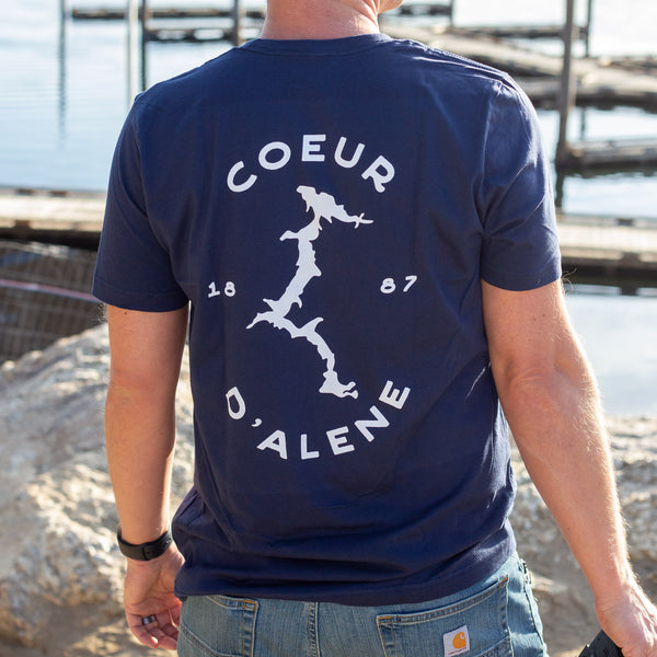 CDA Lake 1887 Navy Blue Tee