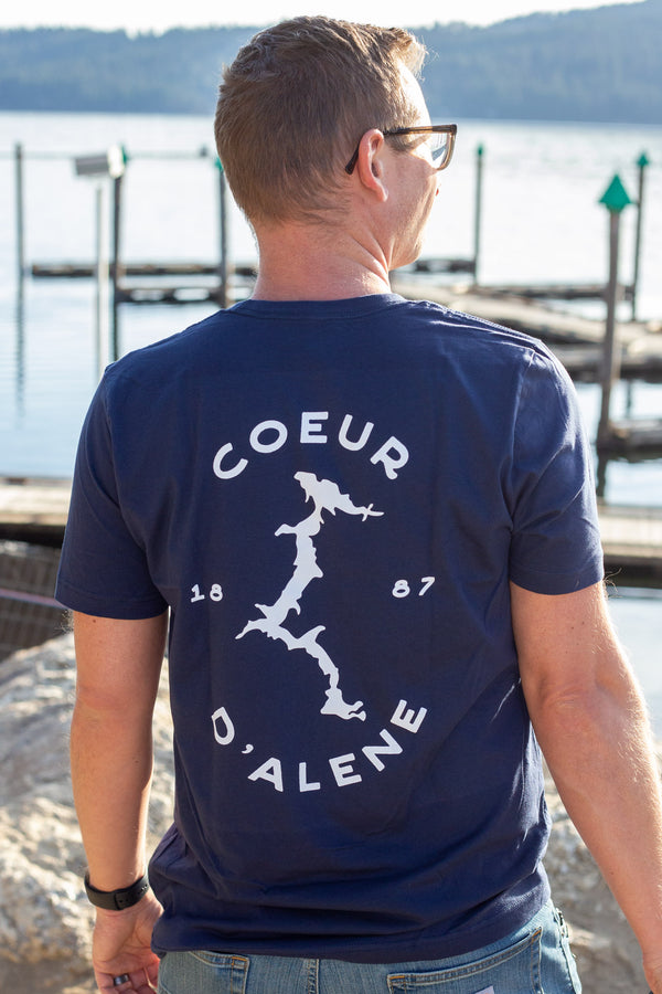 CDA Lake 1887 Navy Blue Tee