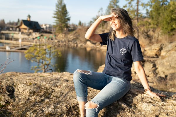 CDA Lake 1887 Navy Blue Tee