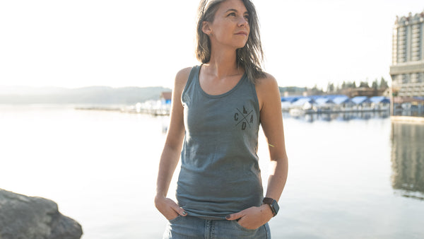 1887 CDA Lake Slate Blue Unisex Tank Top