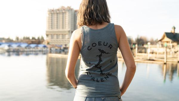 1887 CDA Lake Slate Blue Unisex Tank Top