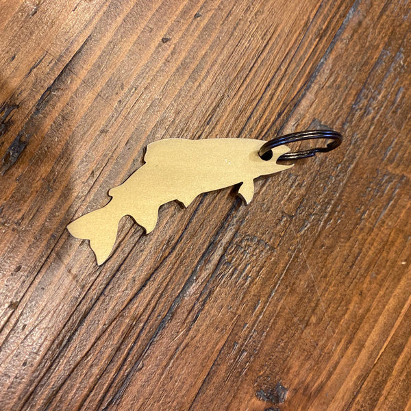 Foster Weld Trout Bottle Opening Keychain