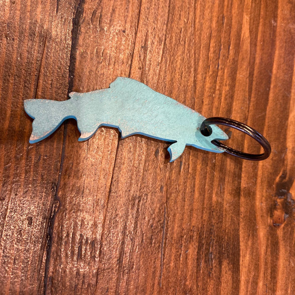 Foster Weld Trout Bottle Opening Keychain