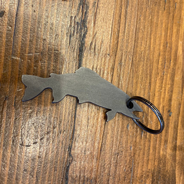 Foster Weld Trout Bottle Opening Keychain