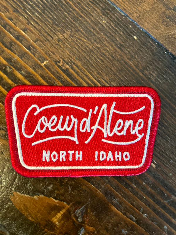 Classy Coeur d'Alene North Idaho Iron-On Patch