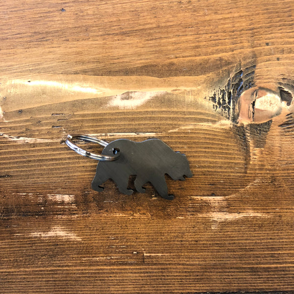 CALIFORNIA BEAR KEYCHAIN