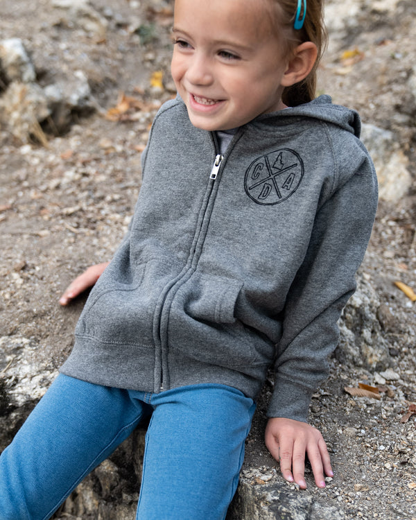 CDA Bigfoot Gray Toddler Zip Hoodie