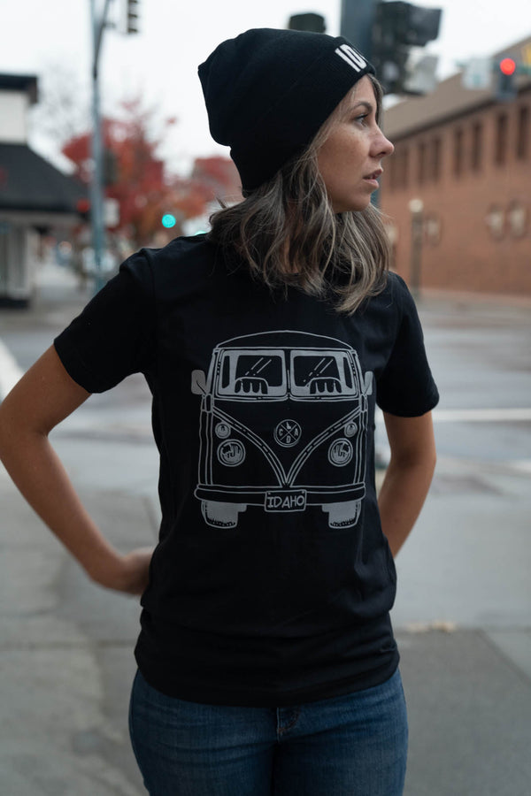 Black Idaho Bus Tee