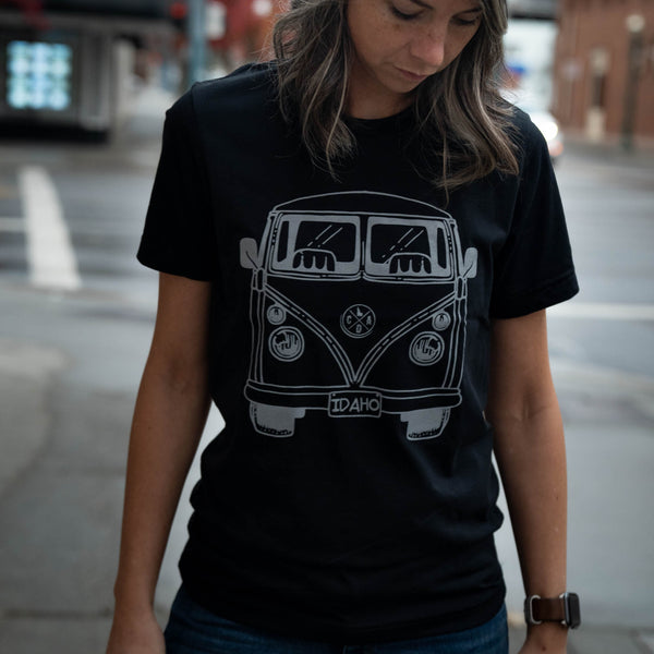 Black Idaho Bus Tee