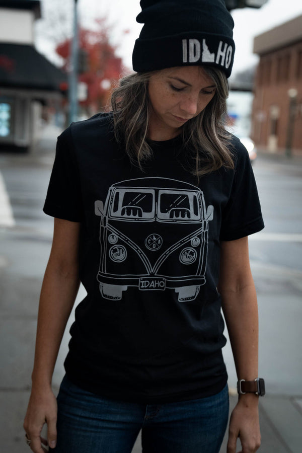 Black Idaho Bus Tee