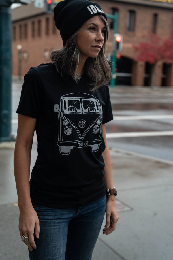 Black Idaho Bus Tee