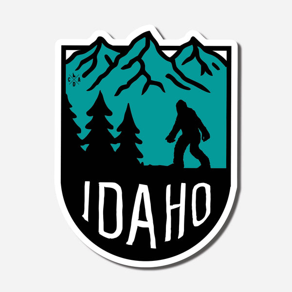 Bigfoot Idaho Mountains Sticker