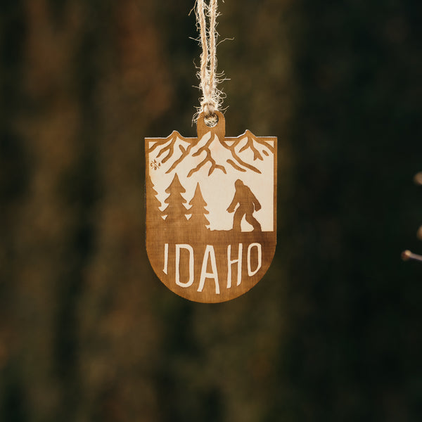 Idaho Bigfoot Mountains Ornament