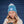 Load image into Gallery viewer, Blue Fine Fur Beanie
