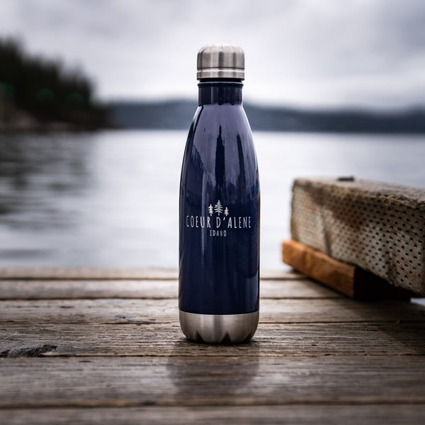 Midnight Tourist Logo 17oz Anchor Water Bottle