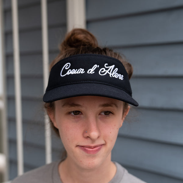 Coeur d' Alene Flex Fit Black Visor