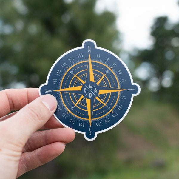 CDA Blue Compass Sticker