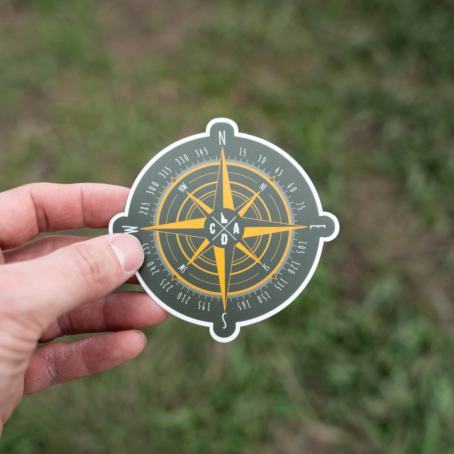 Compass Cda CDA Compass Sticker – CDA IDAHO Clothing Company