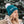 Load image into Gallery viewer, Coeur d&#39;Alene Hand Knitted Blue &amp; White Beanie
