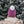 Load image into Gallery viewer, Coeur d&#39;Alene Hand Knitted Mauve &amp; White Beanie
