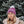 Load image into Gallery viewer, Coeur d&#39;Alene Hand Knitted Mauve &amp; White Beanie
