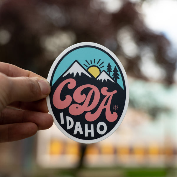 CDA Happy Mountains Sticker